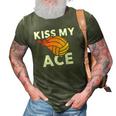 Kiss My Ace Volleyball Team For Men & Women 3D Print Casual Tshirt Army Green
