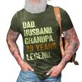 Mens Dad Husband Grandpa 70 Years Legend Birthday 70 Years Old 3D Print Casual Tshirt Army Green