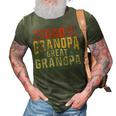 Mens Fathers Day From Grandkids Dad Grandpa Great Grandpa 3D Print Casual Tshirt Army Green