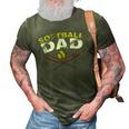 Mens Softball Dad Softball Lover For Father Fathers Day Dad Men 3D Print Casual Tshirt Army Green