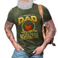 Proud Dad Of A Basketball Senior 3D Print Casual Tshirt Army Green