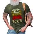 Proud Dad Of A Freakin Awesome Boxer For Boxing Dads 3D Print Casual Tshirt Army Green