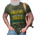 Proud Godfather Of Kindergarten Graduate 2022 Graduation 3D Print Casual Tshirt Army Green