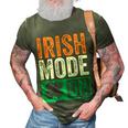 St Patricks Day Beer Drinking Ireland - Irish Mode On 3D Print Casual Tshirt Army Green
