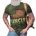 Uncle The Man Myth Legend Fathers Day 4Th Of July Funny 3D Print Casual Tshirt Army Green
