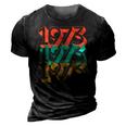 1973 Retro Roe V Wade Pro-Choice Feminist Womens Rights 3D Print Casual Tshirt Vintage Black
