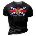 70Th Anniversary Platinum Jubilee Cute Corgi 3D Print Casual Tshirt Vintage Black