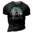 Abuela Rainbow Gifts For Women Family Matching Birthday 3D Print Casual Tshirt Vintage Black