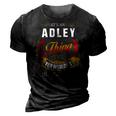 Adley Shirt Family Crest Adley T Shirt Adley Clothing Adley Tshirt Adley Tshirt Gifts For The Adley 3D Print Casual Tshirt Vintage Black
