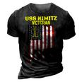 Aircraft Carrier Uss Nimitz Cvn-68 Veterans Day Father Day T-Shirt 3D Print Casual Tshirt Vintage Black