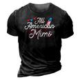 All American Mimi 4Th Of July Family Matching Patriotic 3D Print Casual Tshirt Vintage Black