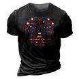 American Tree 4Th Of July Usa Flag Hearts Roots Patriotic 3D Print Casual Tshirt Vintage Black
