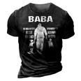 Baba Grandpa Gift Baba Best Friend Best Partner In Crime 3D Print Casual Tshirt Vintage Black