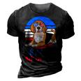 Beagle 4Th Of July For Beagle Lover Beagle Mom Dad July 4Th 3D Print Casual Tshirt Vintage Black