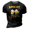 Beer Me Im The Father Of The Bride Fathers Day Gift 3D Print Casual Tshirt Vintage Black
