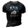 Being A Dad Is An Honor Being A Pappy Is Priceless 3D Print Casual Tshirt Vintage Black