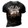 Best Dad Ever Fathers Day Gift 3D Print Casual Tshirt Vintage Black