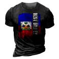 Best Haitian Dad Ever Haiti Daddy Fathers Day Gift 3D Print Casual Tshirt Vintage Black