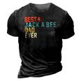 Best Jack-A-Bee Dad Ever Retro Vintage 3D Print Casual Tshirt Vintage Black