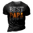 Best Papa Ever 2 Papa T-Shirt Fathers Day Gift 3D Print Casual Tshirt Vintage Black