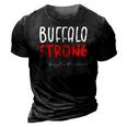 Buffalo Strong Quote Pray For Buffalo Cool Buffalo Strong 3D Print Casual Tshirt Vintage Black
