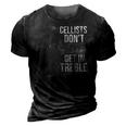 Cellists Dont Get In Treble Cello Player Classical Music 3D Print Casual Tshirt Vintage Black