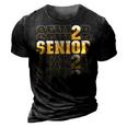 Class Of 2023 Senior 2023 Graduation Or First Day Of School 3D Print Casual Tshirt Vintage Black