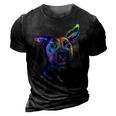 Colorful Pit-Bull Terrier Dog Love-R Dad Mom Boy Girl T-Shirt 3D Print Casual Tshirt Vintage Black