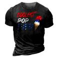 Coolest Pop Ever Ice Cream America 4Th Of July 3D Print Casual Tshirt Vintage Black