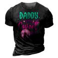 Daddy Of Sweet One 1St Birthday Party Matching Family Donut 3D Print Casual Tshirt Vintage Black