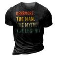 Densmore Name Shirt Densmore Family Name V2 3D Print Casual Tshirt Vintage Black