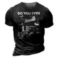 Do You Even Lift Bro Ch 47 Chinook Helicopter Pilot 3D Print Casual Tshirt Vintage Black