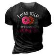 Doughnuts - I Was Told There Would Be Donuts 3D Print Casual Tshirt Vintage Black