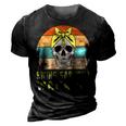 Ewings Sarcoma Warrior Skull Women Vintage Yellow Ribbon Ewings Sarcoma Ewings Sarcoma Awareness 3D Print Casual Tshirt Vintage Black