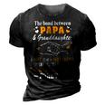 Father Grandpa The Bond Between Papagranddaughter Os One 105 Family Dad 3D Print Casual Tshirt Vintage Black