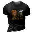 Fully Vaccinated By The Blood Of Jesus Cross Faith Christian 3D Print Casual Tshirt Vintage Black