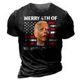 Funny Biden Confused Merry Happy 4Th Of You Know The Thing 3D Print Casual Tshirt Vintage Black