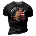 Funny Biden Dazed Merry 4Th Of You Know The Thing 3D Print Casual Tshirt Vintage Black