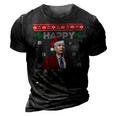 Funny Joe Biden Happy Easter Ugly Christmas 3D Print Casual Tshirt Vintage Black