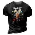 Funny Joe Biden Merry Christmas Confused Easter Day 3D Print Casual Tshirt Vintage Black