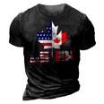 Happy Canada Day Usa Pride Us Flag Day Useh Canadian 3D Print Casual Tshirt Vintage Black