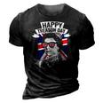 Happy Treasons Day Funny British Queen Essential 3D Print Casual Tshirt Vintage Black