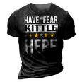 Have No Fear Kittle Is Here Name 3D Print Casual Tshirt Vintage Black