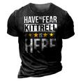 Have No Fear Kittrell Is Here Name 3D Print Casual Tshirt Vintage Black