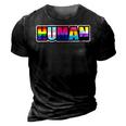 Human Lgbt Flag Gay Pride Month Transgender 3D Print Casual Tshirt Vintage Black