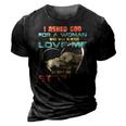 I Asked God For Woman Who Will Always Love Me Step Mom 3D Print Casual Tshirt Vintage Black