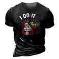 I Do It For The Hos Santa Claus Beer 3D Print Casual Tshirt Vintage Black