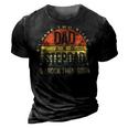 I Have Two Titles Dad And Stepdad Fathers Day 3D Print Casual Tshirt Vintage Black