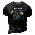 I Like When She Bends When She Tugs On My Worm And Swallows 3D Print Casual Tshirt Vintage Black