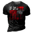 If Dad Cant Fix It No One Can Funny Mechanic & Engineer 3D Print Casual Tshirt Vintage Black